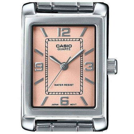 Casio Standard Analog Rustfrit Stål Pink Urskive Quartz LTP-1234DD-4A Dameur