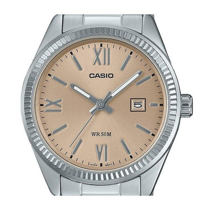 Casio Standard Analog Rustfrit Stål Peach Dial Quartz LTP-1302DD-4A2V Dameur