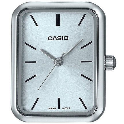 Casio standard analog rustfrit stål lyseblå skive kvarts LTP-V009D-2E dameur