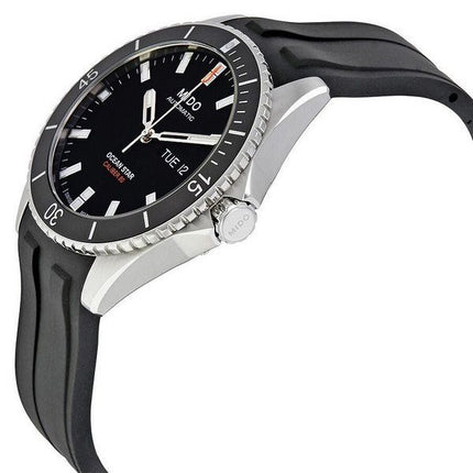 Mido Ocean Star gummirem Black Dial Automatisk dykker M026.430.17.051.00 200M herreur