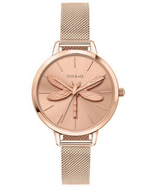 Oui & Me Amourette Rose Gold Tone Rustfrit Stål Kvarts ME010136 Dameur