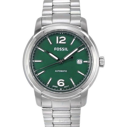 Fossil Heritage Rustfrit Stål Grøn Urskive Automatisk ME3224 Unisex Ur