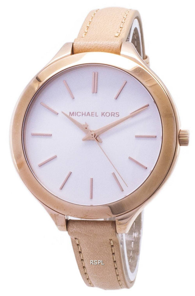 Michael Kors landingsbanen steg guld MK2284 kvinders ur