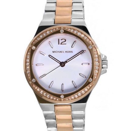 Michael Kors Lennox Crystal Accents Silver Dial Quartz MK6989 Dameur