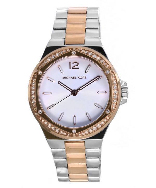 Michael Kors Lennox Crystal Accents Silver Dial Quartz MK6989 Dameur