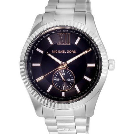 Michael Kors Lexington Stainless Steel Multifunktion Black Dial Quartz MK8946 100M herreur