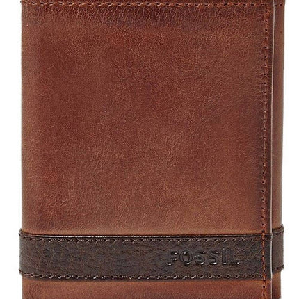 Fossil Quinn Trifold Brown ML3645200 Tegnebog til mÃ¦nd