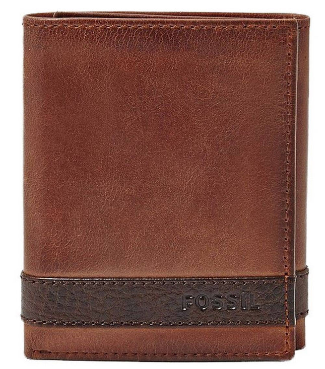 Fossil Quinn Trifold Brown ML3645200 Tegnebog til mÃ¦nd