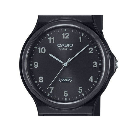 Casio POP Analog biobaseret harpiksrem Black Dial Quartz MQ-24B-1B unisex ur