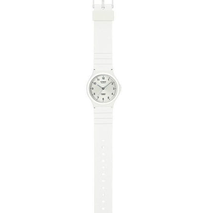 Casio POP Analog biobaseret harpiksrem Silver Dial Quartz MQ-24B-7B unisex ur