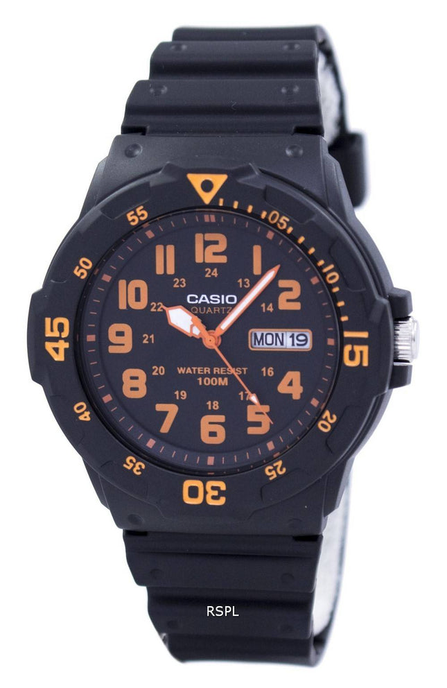 Casio kvarts Analog sort urskive MRW-200H-4BVDF MRW-200H-4BV Herreur