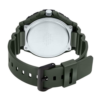 Casio Analog Army Green Resin Band Quartz MRW-210H-3A MRW210H-3 100M herreur