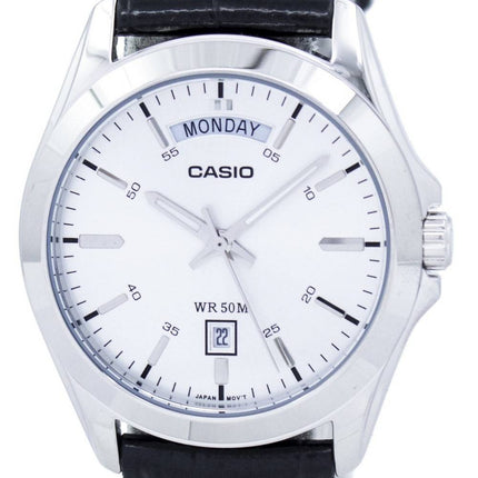 Casio Analog sølv urskive MTP-1370L-7AVDF MTP-1370L-7AV Herreur