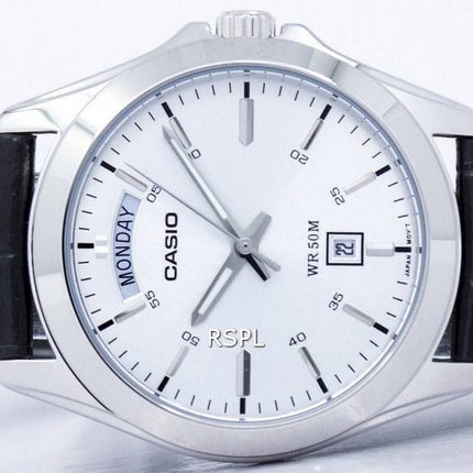 Casio Analog sølv urskive MTP-1370L-7AVDF MTP-1370L-7AV Herreur