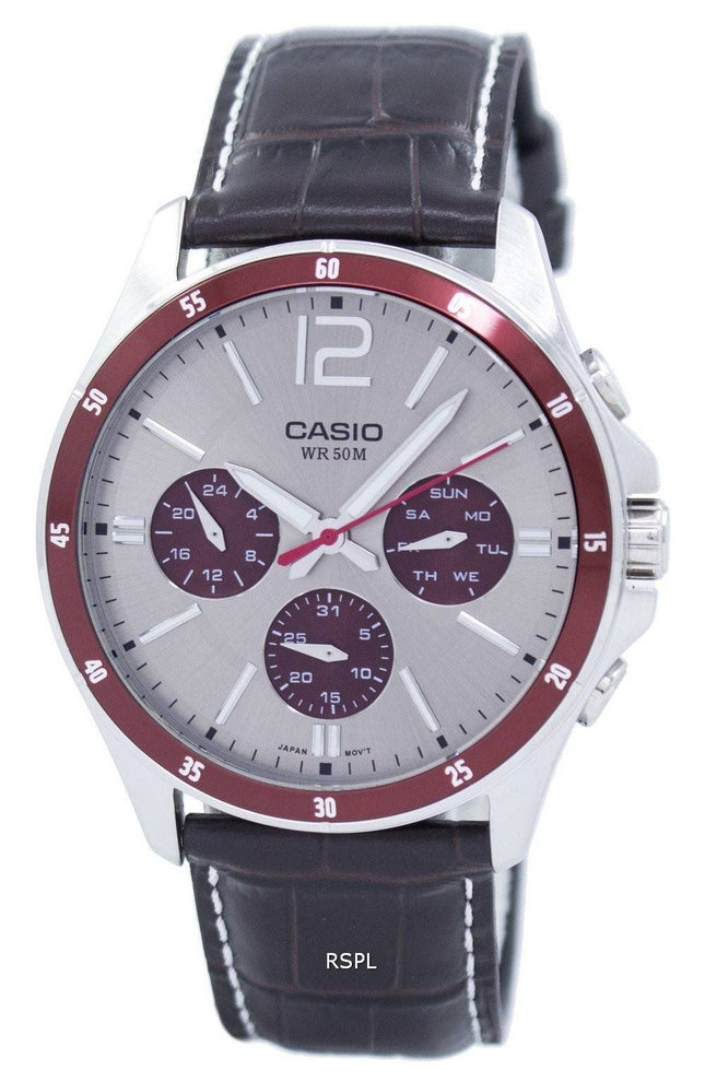 Casio Enticer Analog Quartz MTP-1374L-7A1VDF MTP1374L-7A1VDF Herreur