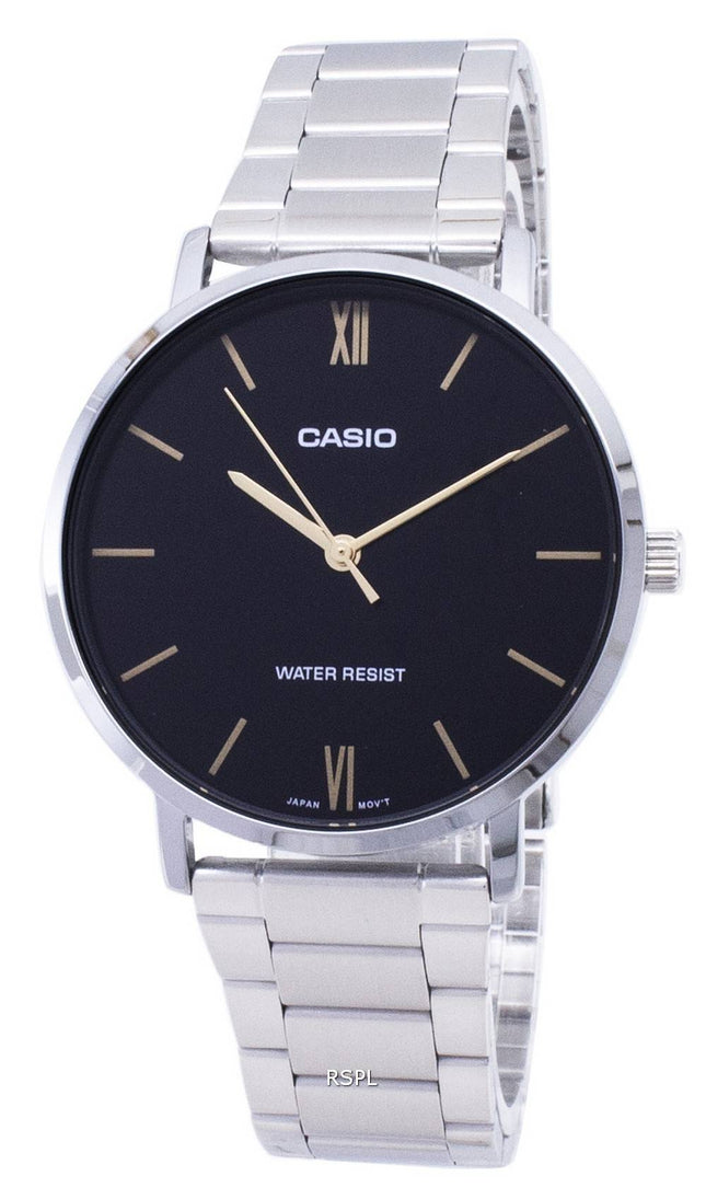 Casio kvarts MTP-VT01D-1B MTPVT01D-1B Analog Herreur