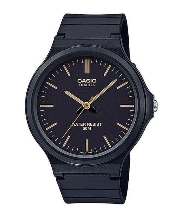 Casio Standard Analog Resin Rem Black Dial Quartz MW-240-1E2V herreur