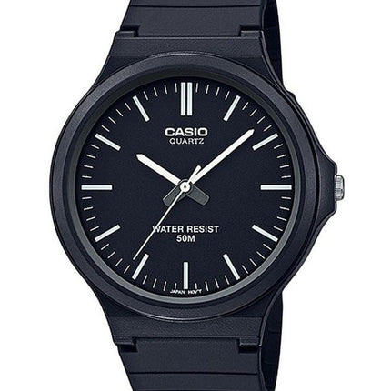 Casio Youth Analog Resin Rem Black Dial Quartz MW-240-1EV herreur