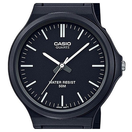 Casio Youth Analog Resin Rem Black Dial Quartz MW-240-1EV herreur