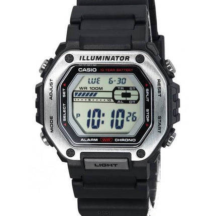 Casio Standard Digital Black Dial Quartz MWD-110H-1A MWD110H-1 100M herreur