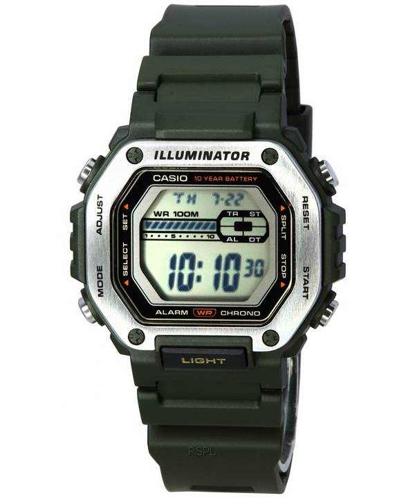 Casio Standard Digital Black Dial Quartz MWD-110H-3A MWD110H-3 100M herreur