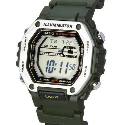 Casio Standard Digital Black Dial Quartz MWD-110H-3A MWD110H-3 100M herreur