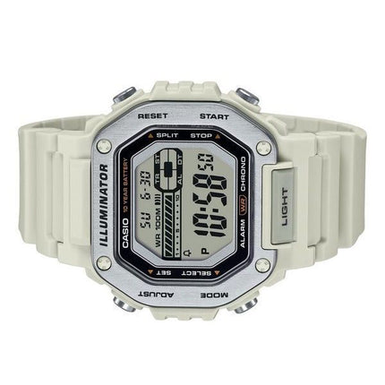 Casio Standard Digital Hvid Resin Rem Quartz MWD-110H-8AV 100M herreur