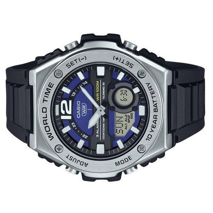 Casio Standard Analog Digital Resin Rem Blue Dial Quartz MWQ-100-2AV 100M herreur