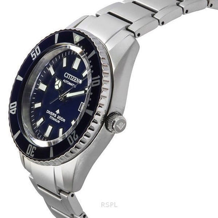 Citizen Promaster Fujitsubo Super Titanium Blue Dial Automatic Diver&#39,s NB6021-68L 200M herreur