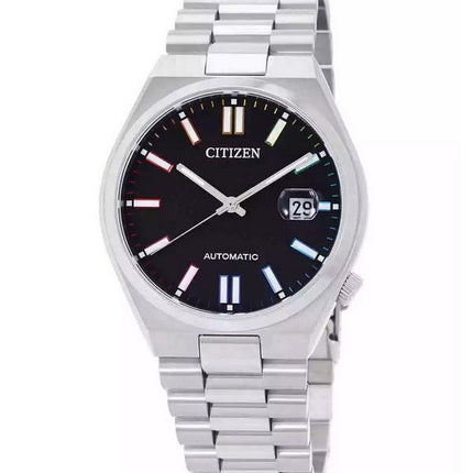 Citizen Tsuyosa rustfrit stål sort skive automatisk NJ0151-53E herreur