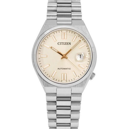 Citizen Tsuyosa rustfrit stål beige urskive automatisk NJ0151-88W herreur