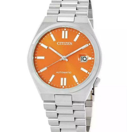 Citizen Tsuyosa rustfrit stål orange skive automatisk NJ0151-88Z herreur