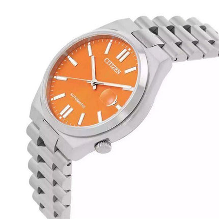 Citizen Tsuyosa rustfrit stål orange skive automatisk NJ0151-88Z herreur