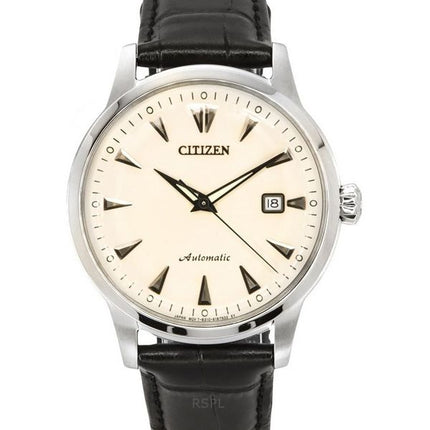 Citizen Kuroshio 64 Series Limited Edition læderrem Cream Dial Automatisk NK0001-17X herreur