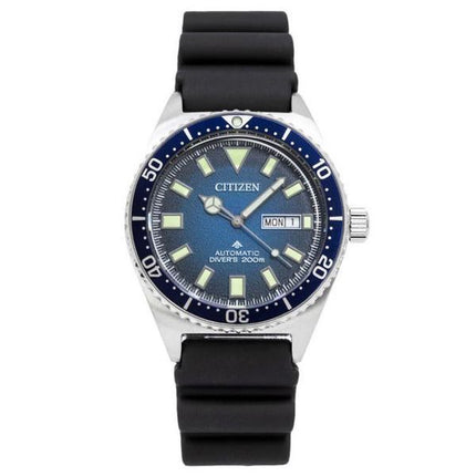 Citizen Promaster gummirem Blue Dial Automatic Diver&#39,s NY0129-07L 200M herreur