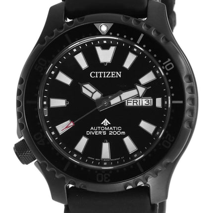 Citizen Promaster Fugu Limited Edition Diver&#39,s Black Dial Automatisk NY0139-11E 200M herreur