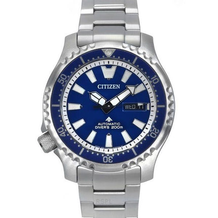 Citizen Promaster Marine Limited Edition Blue Dial Automatic Diver&#39,s NY0161-63L 200M herreur med ekstra rem