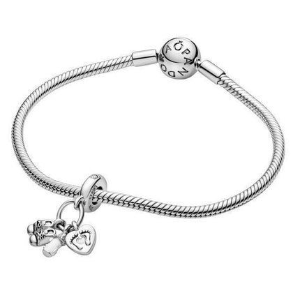 Pandora sutteflaske og sko Dangle Charm 798106CZ til kvinder