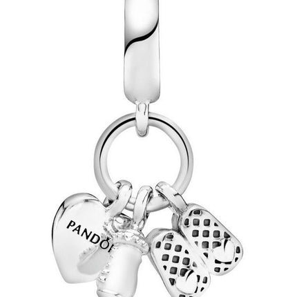 Pandora sutteflaske og sko Dangle Charm 798106CZ til kvinder