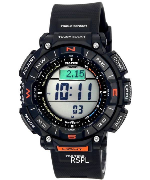 Casio Protrek Digital Solar Powered PRG-340-1 PRG340-1 100M herreur