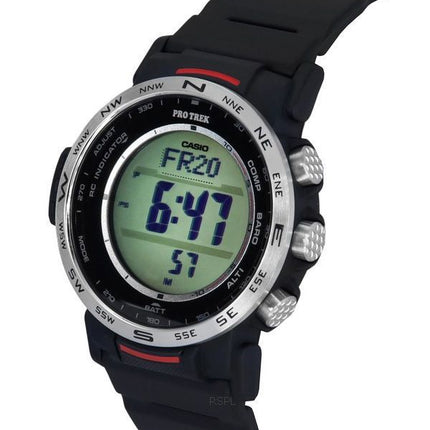 Casio Pro Trek Climber Line digital biobaseret harpiksrem Tough Solar PRW-35-1A 100M herreur