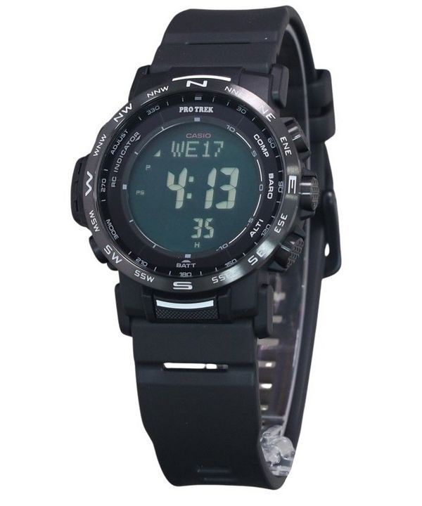 Casio Pro Trek Climber Digital bio-baseret harpiksrem Tough Solar PRW-35Y-1B 100M herreur