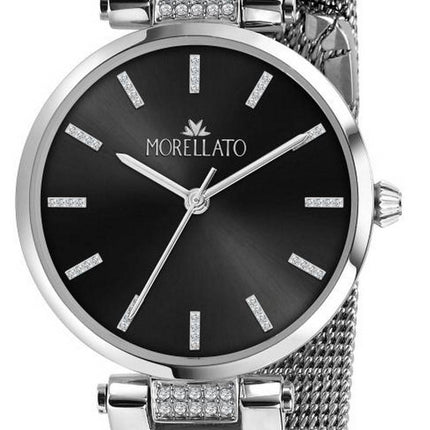 Morellato Shine Black Dial Stainless Steel Quartz R0153162505 Dameur