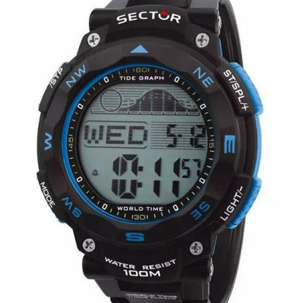 Sector EX-35 Digital Black Dial Quartz R3251534002 100M herreur