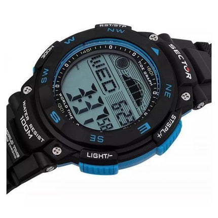 Sector EX-35 Digital Black Dial Quartz R3251534002 100M herreur