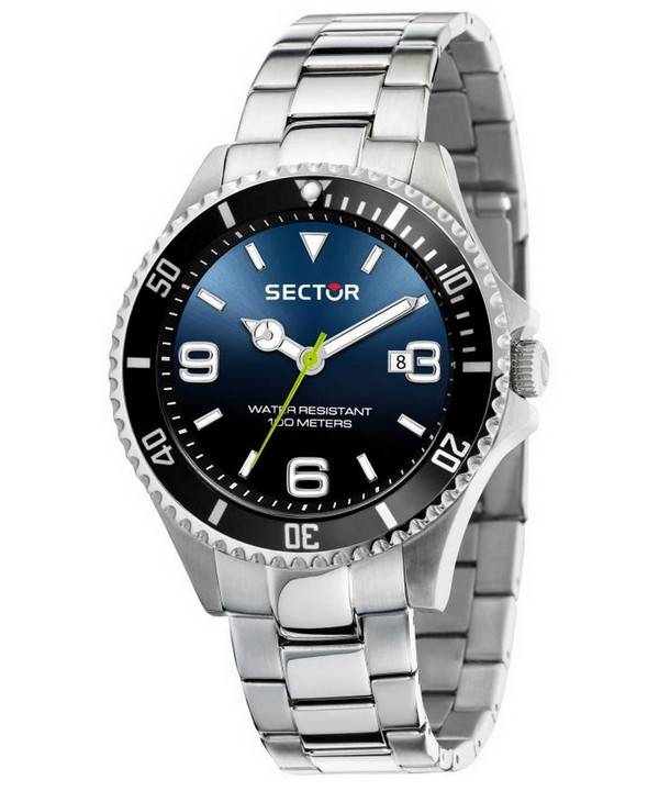 Sector 230 Blue Dial Stainless Steel Quartz R3253161020 100M herreur