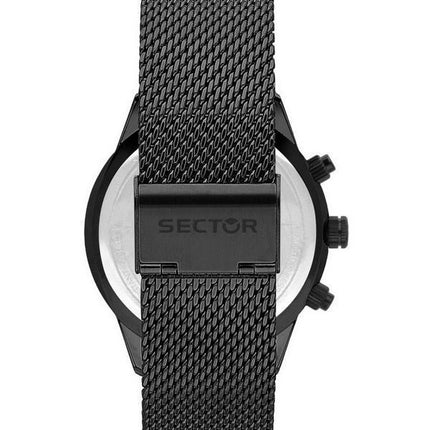 Sector 670 Dual Time Multifunktions Rustfrit Stål Blå Urskive Quartz R3253540008 Herreur