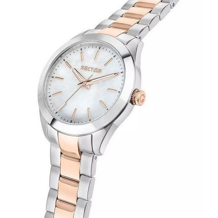 Sector 220 Just Time Two Tone Stainless Steel Mother Of Pearl Dial Quartz R3253588520 Dameur