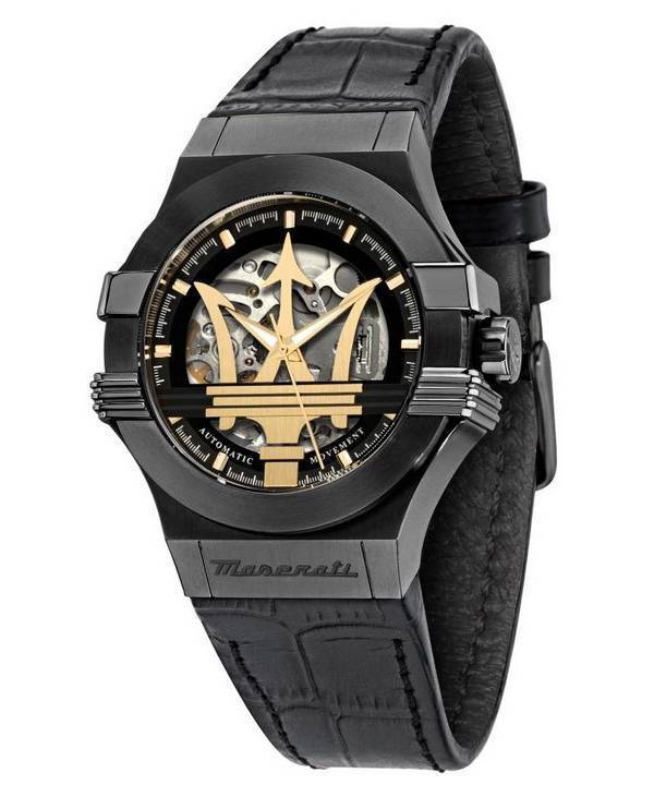 Maserati Potenza Skeleton Dial Automatisk R8821108036 100M herreur