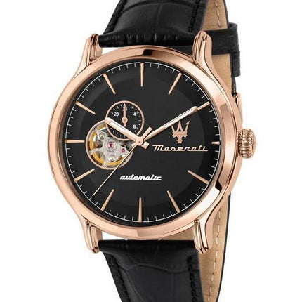 Maserati Epoca Black Open Heart Dial Automatisk R8821118009 100M herreur